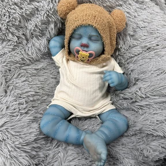 XUYAOYGY Sparkling New vinyl doll reborn dolls 19inch/48cm Realistic Reborn Fantasy Night light Toddler Baby Avatar Doll
