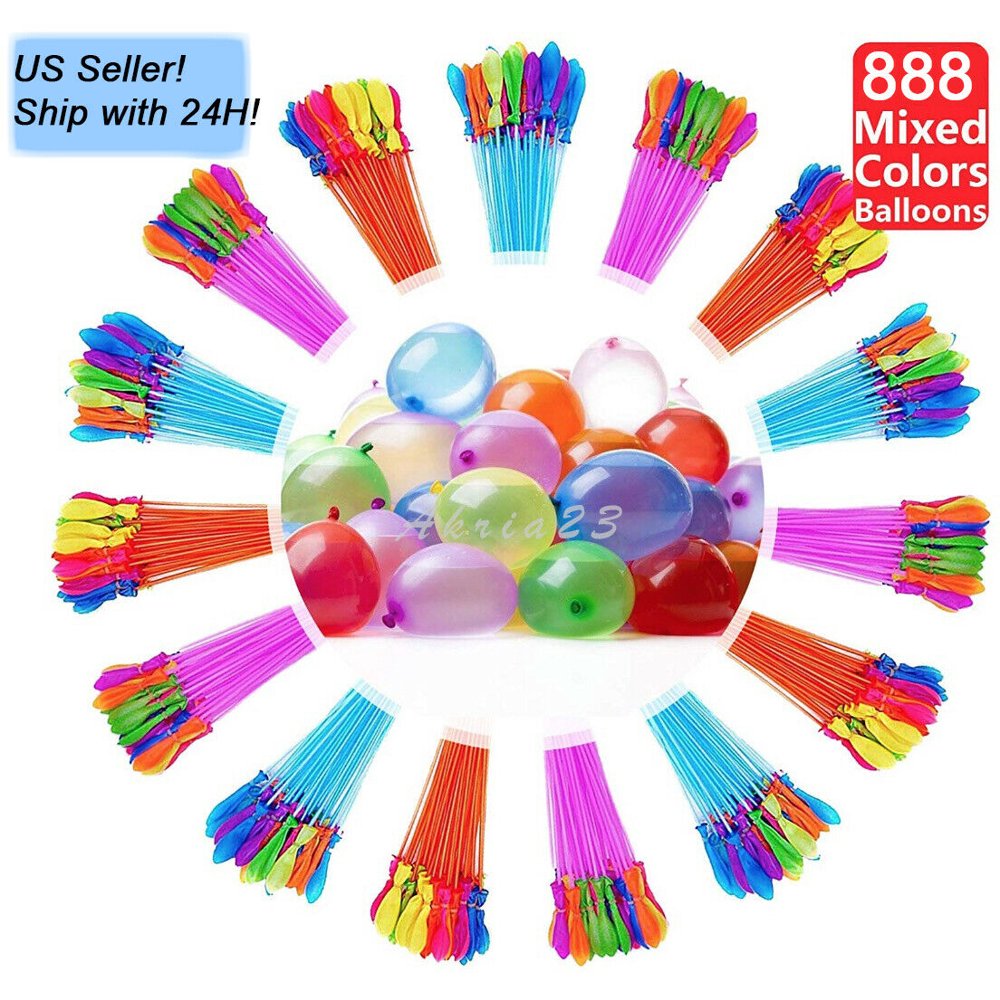888 pcs Bunch O waterballoon Instant water Balloons,SelfSealing