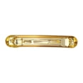thumbnail image 3 of Unique Bargains 1 Pc Hair Barrettes Glossy Hair Clips Gold Tone, 3 of 5