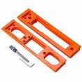 thumbnail image 1 of Door Hinge Jig Installation Kit, Adjustable Door Frame Hinge Template Router Jig with Milling Cutter, Door Hinge Jig, Invisible Hinge Router Guide Template, Fit Hinge Sizes from 2-1/2 to 6 inches, 1 of 8