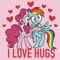 thumbnail image 2 of Girl's My Little Pony: Friendship is Magic I Love Hugs  Graphic Tee Light Pink X Large, 2 of 4