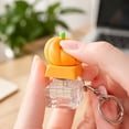 thumbnail image 5 of Cute Cartoon Animal Press Keyboard Fidget Keychain, Mini Mechanical Clicky Keyboard Fidget Button Stress Relief Toy with Lanyard, Portable Sensory Decompression Bag Pendant for Adults, 5 of 5
