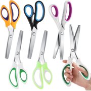 SIISLL Decorative Paper Edge Scissor Set 5'' Colorful Paper Edger Scissors Great for Kids, Teachers, Crafts, Scrapbooking