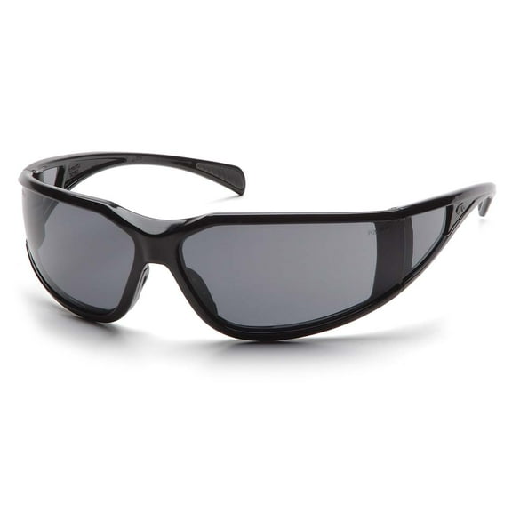 Glossy Black Frame/Gray Anti-Fog Lens