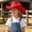 A14--Red, variant on Cowboy Hat For Kids Headwear Photography Hat For Kids Photography Hat For Kids 4-10 Years