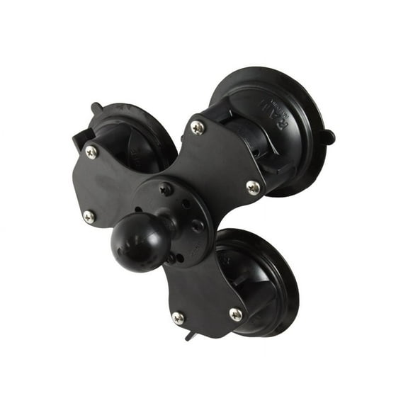 RAM RAM-224-3U - Mounting component (triple suction cup mount) - powder-coated marine grade aluminum