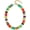 Colorful&GD Beaded, variant on HolidayQbee Beaded Necklace for Women Chunky Beaded Turquoise Necklace Boho Oval Big Bead Statement Turquoise Choker Necklaces Fashion Trendy Summer Beach Jewelry Gifts: Clothing, Shoes & Jewelry
