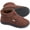 Coffee, variant on Ecetana Men Slipper Warm Faux Fur Lined Home Slipper Comfortable Waterproof Slip On Lightweight Shoes