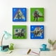 thumbnail image 1 of Set de arte en lienzo para pared Idea Nuova Universal Jurassic World x4, 1 of 8
