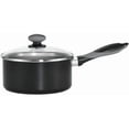 thumbnail image 2 of mirro a79723 get a grip aluminum nonstick sauce pan with glass lid cover cookware, 2-quart, black, 2 of 2