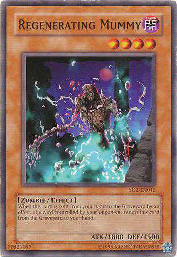YuGiOh Structure Deck: Zombie Madness Regenerating Mummy SD2-EN012