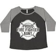 thumbnail image 3 of Inktastic Proud Firefighter Aunt WHT Women's Plus Size T-Shirt, 3 of 5