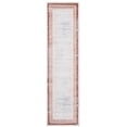 thumbnail image 6 of Naar Marfi 2X8 Area Rug, Brown/Ivory Border, Non-Slip and Non-Shedding Area Rugs for Home Bedroom, Kitchen Floor, Bathroom, Dining and Office, 6 of 8