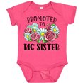 thumbnail image 3 of Inktastic Promoted to Big Sister with Flowers Girls Baby Bodysuit, 3 of 5