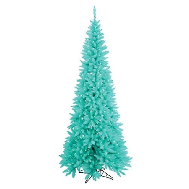 Vickerman 4.5' Aqua Fir Artificial Christmas Tree with 200 Aqua LED Lights