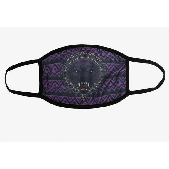 Marvel Wakanda Forever Black Panther Adult Fabric Face Mask Concept One