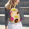 thumbnail image 5 of Easygdp Donuts Mochila de Lona Resistente para Laptop, Compatible con Laptops de 15 a 17 pulgadas, Ideal para Escuela, Trabajo y Viajes-Medium, 5 of 5
