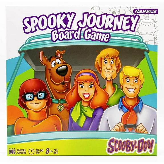 Aquarius Scooby-Doo Journey Ages 12  Board Game with 4 Character Pieces & Action Cards