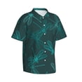 thumbnail image 2 of Dragonfly Seamless Mode Men's 3d Print Casual Button Down Shirts, Novelty Hawaiian Short Sleeves Xl, 2 of 8