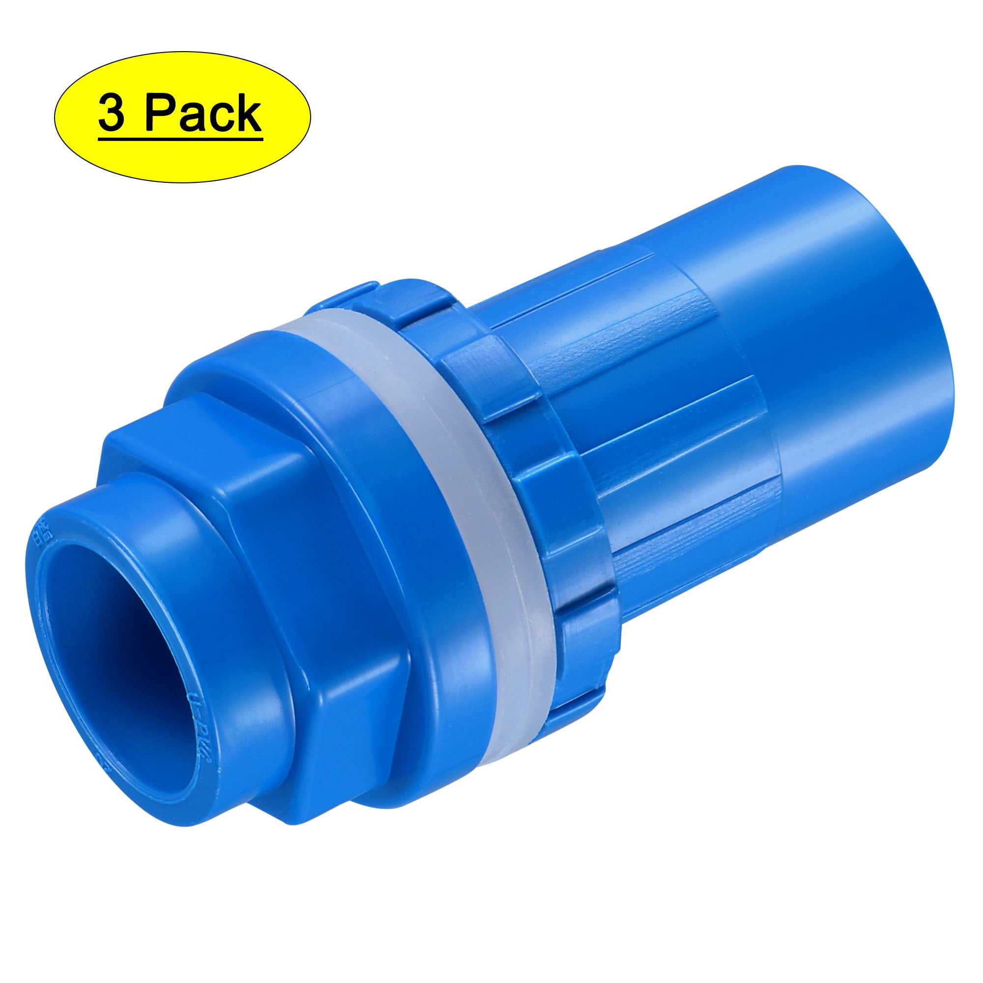 Uxcell 1/2 20mm ID DN15 PVC Straight Water Tank Pipe Connector Joint
