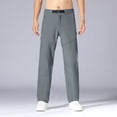 thumbnail image 2 of Men's Casual Daily Outdoor Beach Loose Lightweight Breathable Pants Gray, 2 of 9