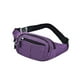thumbnail image 5 of Qarigey Riñonera de tela Oxford para hombre, con cremallera ajustable, informal, a la moda, portátil, para hombro, pecho, bolsas de viaje, Púrpura 2piezas, 5 of 6