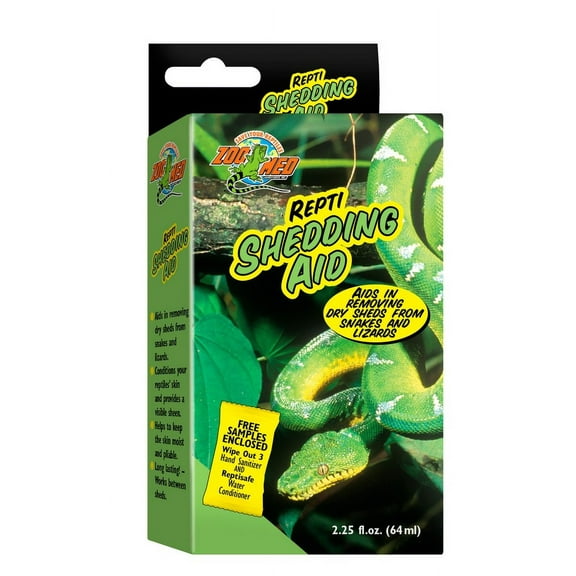 Zoo Med Repti Shedding Aid for Reptiles [Reptile Health and Wellness, Reptile Supplies] 15.75 oz (7 x 2.25 oz)