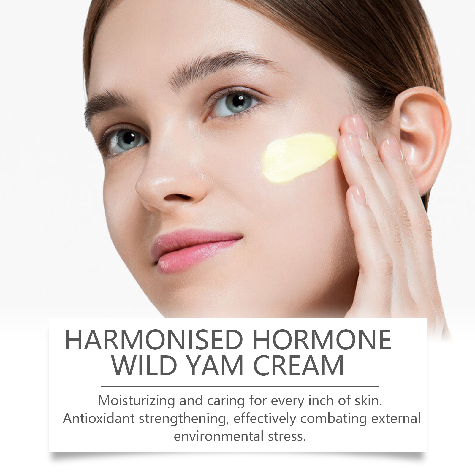Alantor Wild Yam Cream Hormone Balance Moisturizing Face Body Massage Care, 1.76oz