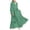 Mint Green, variant on Toddler Girls Clothes 5T Muslim Dresses for Girls Girl's Muslim Ramadan Festival Solid Color Long Sleeve V-Neck Dress Floating Three Layer Chiffon Girl's Clothing Elegant Dress,4-15 Years