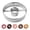 Silver, variant on Stainless Steel Donut Cutter Mold, Multifunctional Round Biscuit & Cookie Cutter for Baking Donuts, Muffins, Bagels & Pastries