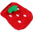 thumbnail image 2 of Ropa de conejillo de indias Ropa de conejito de vellón cálido, lindo diseño de fresa Chaleco de conejo Disfraces Traje de animal pequeño para hámster Conejillo de indias Hurón Rata, 2XS (Abeja negra), 2 of 5