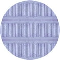 thumbnail image 1 of Ahgly Company Machine Washable Indoor Round Transitional Periwinkle Purple Area Rugs, 3' Round, 1 of 7