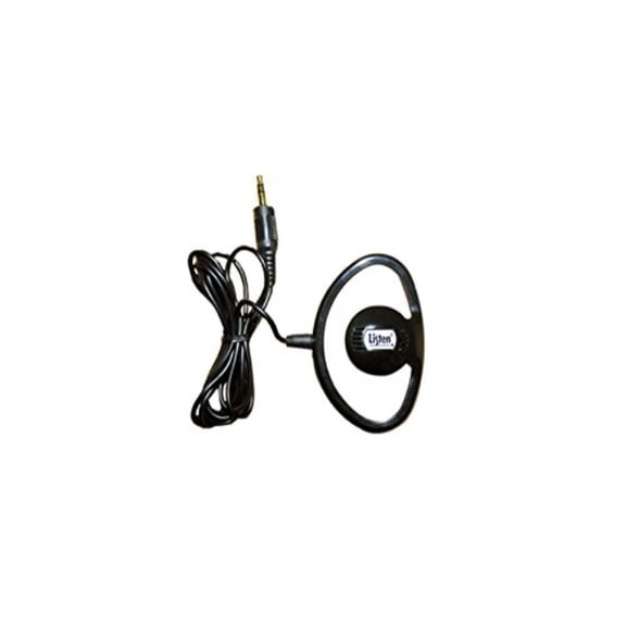 single ear speaker and headset for assistive listening & tour groups | la-164