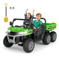 thumbnail image 1 of CazToi Camion-Benne pour Enfants 24V 2 Places Télécommande 4RM 6 Roues Benne Bluetooth Musique, 1 of 8