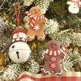 thumbnail image 4 of 12Pcs Gingerbread Decor Ornaments for Christmas Tree Decoration Hanging Charms for Holiday Home, 4 of 8