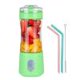 thumbnail image 1 of Licuadora inalámbrica portátil y 6 cuchillas - Taza de jugo recargable por USB (verde), 1 of 6