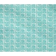thumbnail image 4 of oneOone Cotton Flex Turquoise Blue Fabric Leaves & Floral Block Craft Projects Decor Fabric Printed By The Yard 40 Inch Wide, 4 of 4