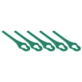 thumbnail image 4 of 100Pcs Plastic Cutter Blades Lawn Mower Trimmer Blade Replacement Manual Pruning ToolsGreen, 4 of 14