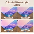 thumbnail image 7 of Design&I 3'x5' Ultra Soft Throw Mat, Purple Mermaid Kawaii Ombre Pearl Bubble Border Scale Cute Starfish None Fluffy Washable Easy Care Indoor rug for Bedside Hallway, 7 of 7
