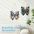 thumbnail image 5 of Wekvgz DIY Hanging Diamond Art Decor Set Craft Diamond Art Ornament with Chain Tray Clay Glue Tool Pen for Garden Door Present, 5 of 13
