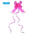 thumbnail image 3 of Unique Bargains 2.8inch Pull Bows Present Wrapping String Bows Ribbon Gold Thread Style Rose Red 40 Pack, 3 of 6