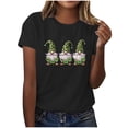 thumbnail image 2 of Womens St Patricks Day Shirt – Love Clover Shamrock Tee, Cute Irish Outfit, 2 of 8