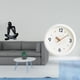 thumbnail image 2 of Figura de pensador, reloj de pared, escultura abstracta, decoración de escritorio, material PP, adecuado para sala de estar, dormitorio, oficina, esta, 2 of 8