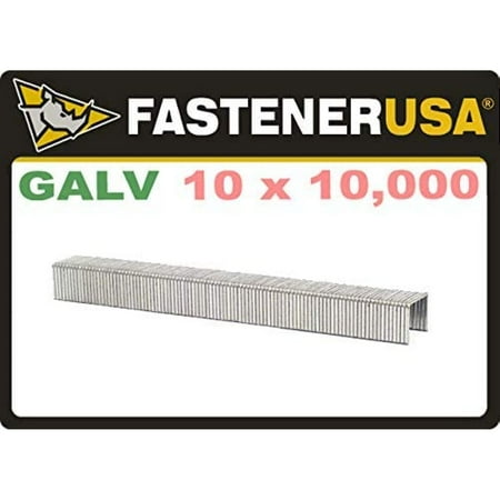 

3/8 Leg x 1/2 Crown 21GA Galvanized 8010 Staples 100M Case