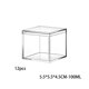thumbnail image 2 of Caja de dulces de 12 uds, usos múltiples, recipiente para aperitivos y galletas de Chocolate, caja de alimentación con tapa transparente, Almacenamiento y organización del hogar  5.5*5.5*4.5 cm 100 ml Yuarrent HA071120-02, 2 of 6
