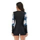 thumbnail image 5 of Traje de surf de manga larga con protección solar Traje de baño para mujer Traje de buceo de ángulo plano Traje de baño sexy, 5 of 5