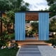 thumbnail image 4 of Cortina Impermeable para Exteriores, Panel Resistente al Agua, Visillo Semitransparente con Bolsillo para Barra, 213 x 132 cm para Patio, Cenador, Veranda, 4 of 6