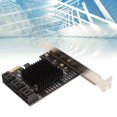 thumbnail image 4 of PCIE  Card 6 Port, 6Gbps Transfer Rate PCIE 3.0 To 6 Ports  Expansion Card PCB Material 32Gbps Bus Bandwidth 6 SATA3.0 Ports  for, 4 of 8