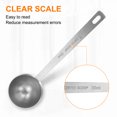 thumbnail image 4 of Uxcell Single Measuring Spoon 2tbsp (6tsp, 30ml) Stainless Steel Spoon, Silver, 4 of 7