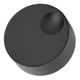 thumbnail image 4 of Bruryan Perilla de Control de volumen-32x13 mm Perilla de Control de Volumen Perilla de Aluminio sólido Esmerilado Negro para potenciómetro de 6 mm, 4 of 8